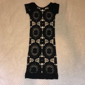 Women’s Dress Stretch Black & Ivory